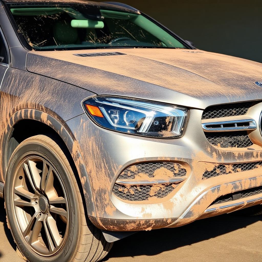 Mercedes GLE — Exterior before detailing