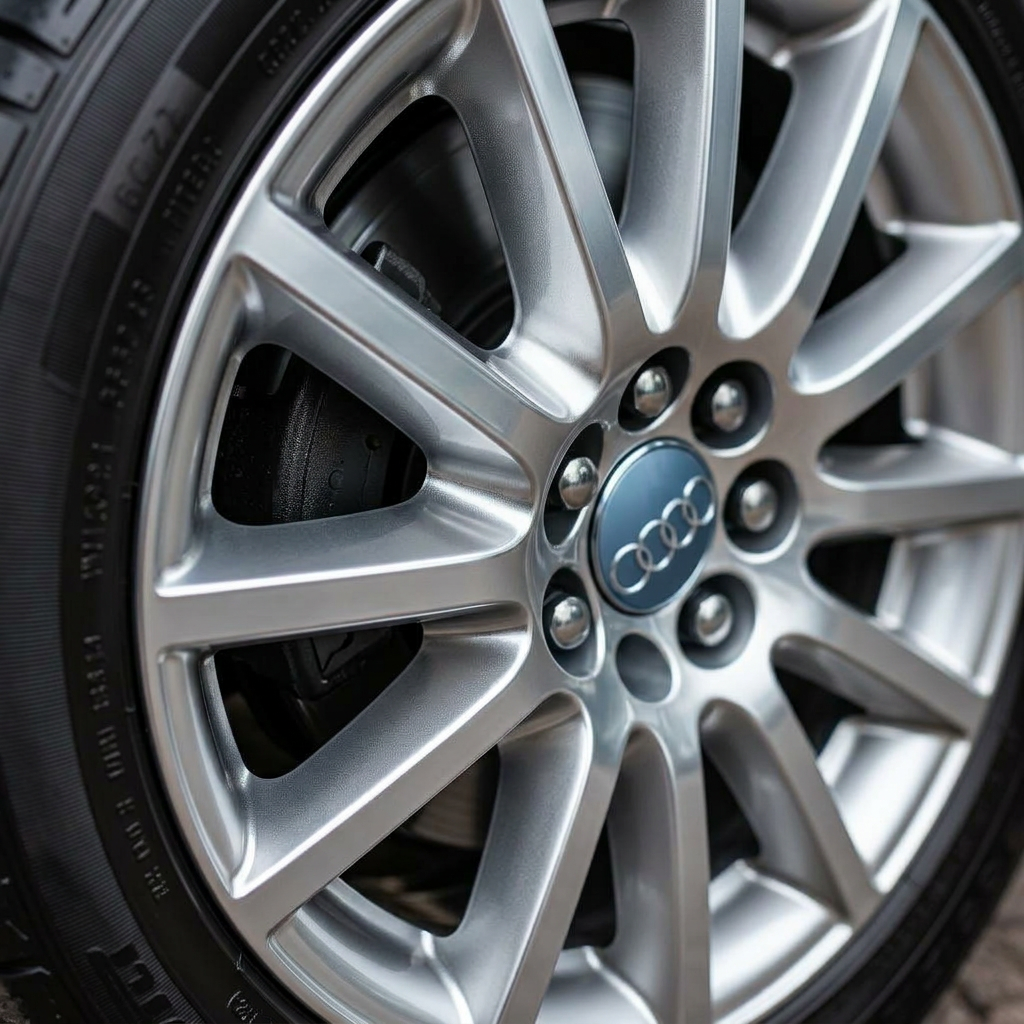 Audi — Wheel Detail after detailing